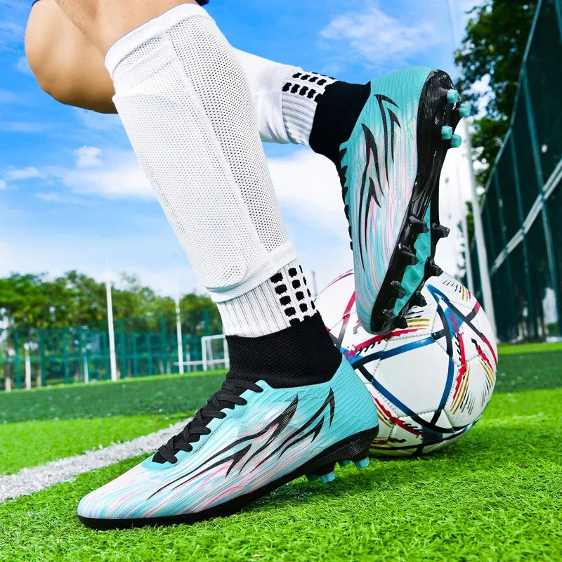 Nouvelles chaussures de football pour hommes, chaussures d'entraînement professionnelles, baskets de match, chaussures de football ultralégères, chaussures de sport pour l'extérieur, antidérapantes, unisexes