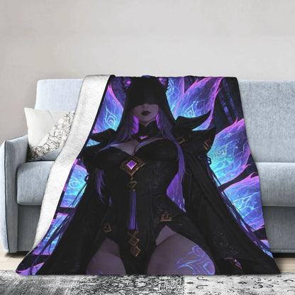 Topla deka Students Travel World of Warcraft Sylvanas Windrunner deka za prekrivanje flanelski prekrivač za uređenje doma prekrivač za krevet