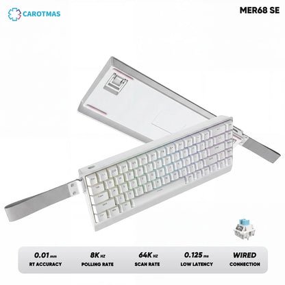 IROK Carotmas Mercury68 Mercury 68 Mercury68 Pro Mercury68 Max RT 0.001mm 8K kabelgebundene magnetische mechanische Gaming-Tastatur