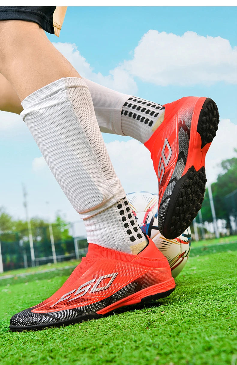 Chaussures de football pour hommes, neuves, pour terrain gazonné, professionnelles, originales, résistantes, décontractées, chaussures de football de qualité supérieure, ultralégères