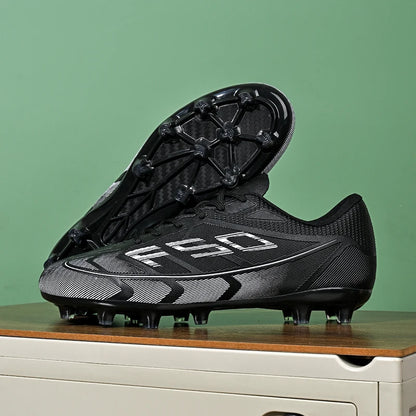 Nouvelles chaussures de football pour hommes, chaussures de sport ultralégères, chaussures de football pour matchs en plein air, futsal, haute cheville, respirantes, antidérapantes, de haute qualité