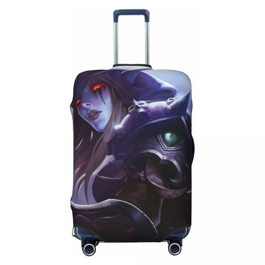 World Of Warcraft Sylvanas Windrunner Suitcase Cover Elastic Business Protector Luggage Supplies Vacation