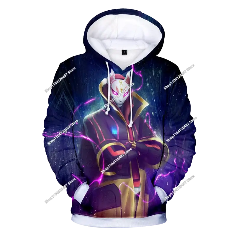Sudaderas con capucha para niños y niñas Fortnite, sudadera infantil 3D, Battle Royale, sudaderas para hombre, moda de otoño, ropa infantil