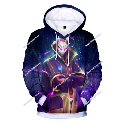 Sudaderas con capucha para niños y niñas Fortnite, sudadera infantil 3D, Battle Royale, sudaderas para hombre, moda de otoño, ropa infantil