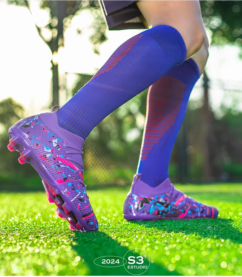 Professionele voetbalschoenen voor heren, ademend mesh, antislip voetbalschoenen, snelle sneakers, modieuze voetbalschoenen voor kunstgras voor heren