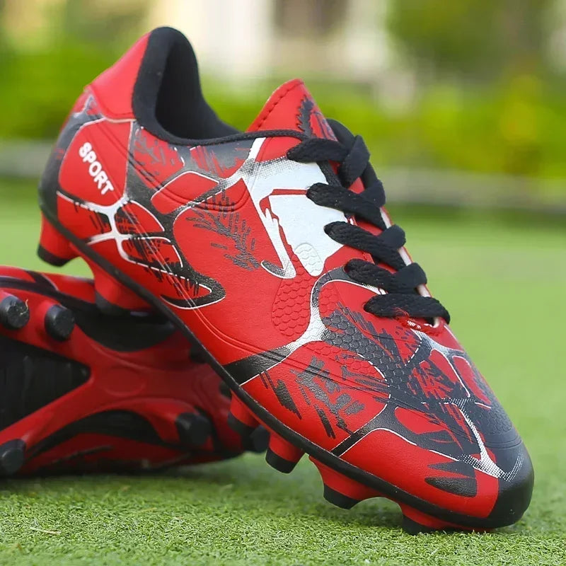 New Men's Kids Soccer Shoes Non-Slip Grass Football Boots Boys Cleats Adult Professional Ultralight Training Shoes Drop Shipping
