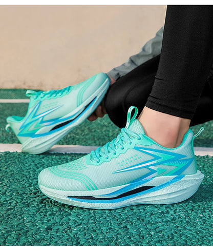 NEUE Laufschuhe mit Carbonplatte für Marathon, Herren, sportlich, atmungsaktiv, leicht, Damen, bequeme rutschfeste Sportsneaker, Casual