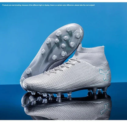 Chaussures de football pour hommes, modèle original, résistantes, pour terrain gazonné, crampons, antidérapantes, de haute qualité, confortables, chaussures de football pour activités de plein air.