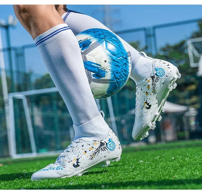 Chaussures de football anti-ald pour hommes, baskets de football respirantes, chaussures de football en plein air, basses, coordonnantes, TF, FG