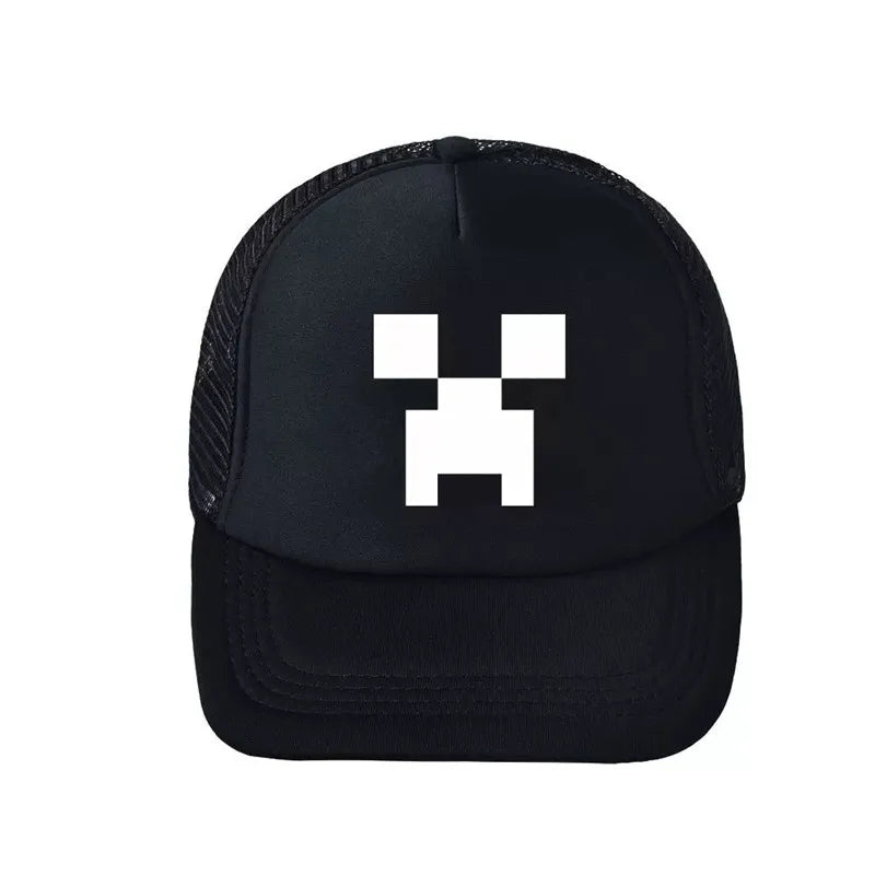 Cyberpunk-spil Totem of Undying Hat Cosplay Unisex Pixel Block Baseballkasket Solhat Udendørs tilbehør