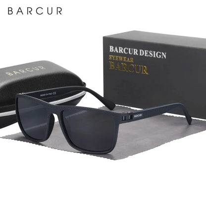BARCUR Design TR90 napszemüveg férfiaknak, polarizált, könnyű sportnapszemüveg nőknek, szemüveg-kiegészítő, Oculos UVAB védelem