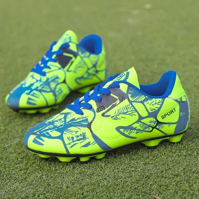 New Men's Kids Soccer Shoes Non-Slip Grass Football Boots Boys Cleats Adult Professional Ultralight Training Shoes Drop Shipping