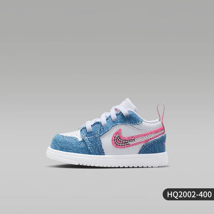 Nike eredeti JORDAN csecsemő- és gyermekek számára készült, mindennapi használatra szánt, könnyű, tépőzáras sportcipő HQ2002-400