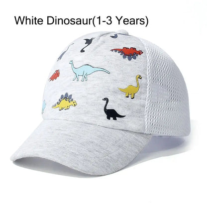 Toddler Baseball Hat Sun Protection Baby Cap Adjustable Fit Mesh Baseball Hat Outdoor Beach Sun Cap for Kids 1-5Years