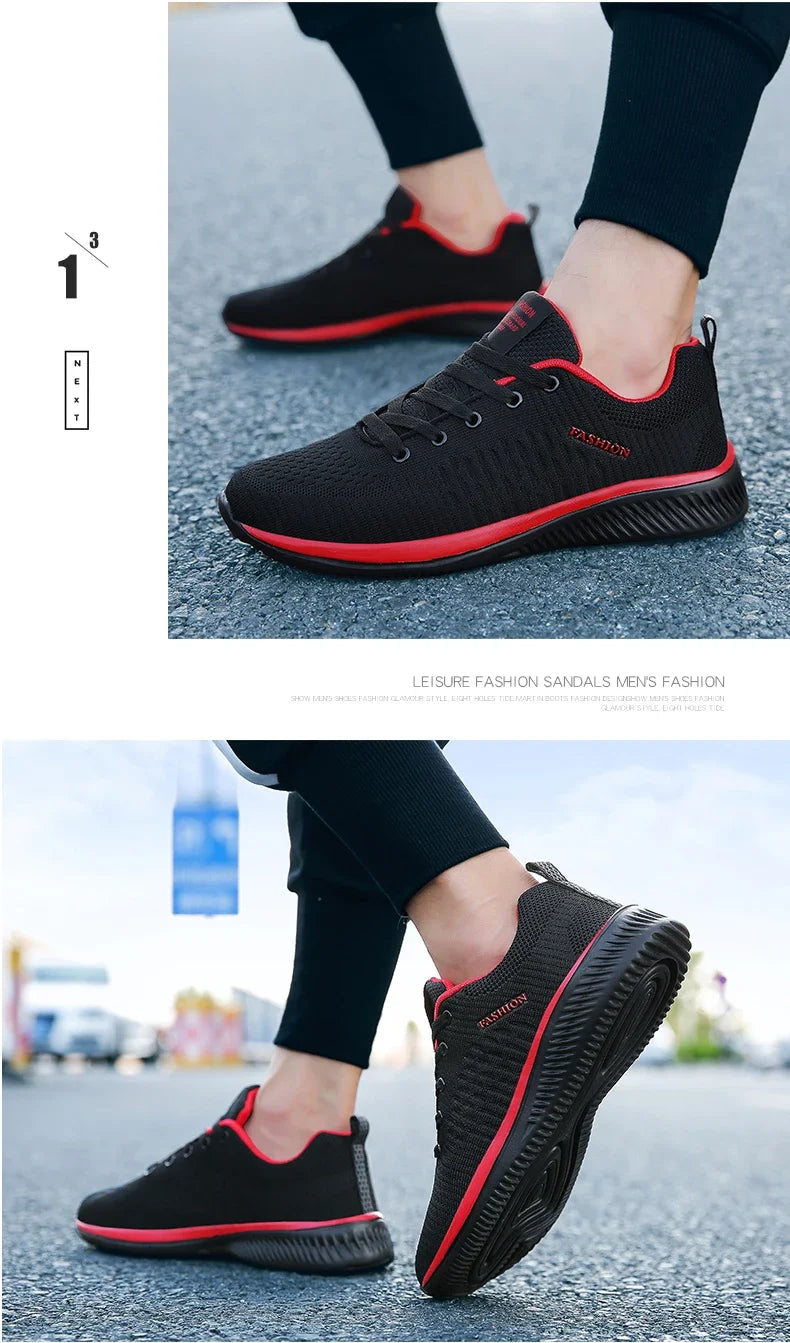 Strick-Laufschuhe für Herren und Damen, lässige Sneaker, atmungsaktive Sportschuhe für Lauftraining, Fitnessstudio und Outdoor, leicht, Größe 38-47