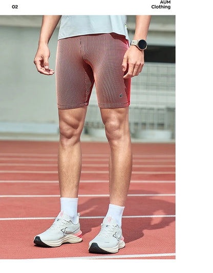 Xtep Sports Fitness Shorts For Men 2025 New Running Moisture-Wicking Shorts High-Elastic Tight Compression Pants 875229580177