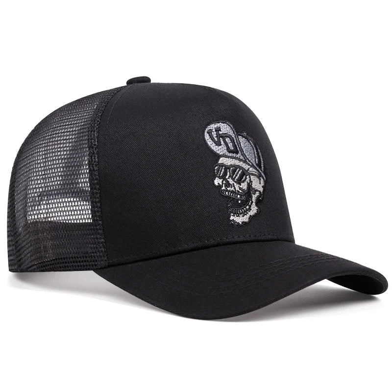 Hip hop VD portrait embroidered baseball cap men's and women's outdoor sports events American trucker hat trend fashion