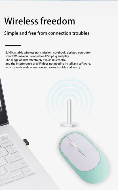 Mysz bezprzewodowa Lenovo USB, ładowalna, ergonomiczna, regulowane DPI, cicha, biurowa, 2.4G Bluetooth, optyczna, elektryczna mysz do gier i biura