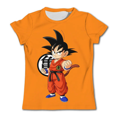 T-shirts Dragon Ball Z pour enfants et hommes, T-shirt pour homme, style Harajuku, tendance Goku, vêtements d'anime, hauts, streetwear