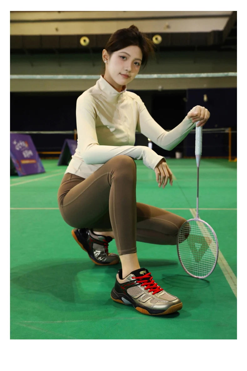 2025 Neue professionelle Badmintonschuhe, Sneaker für Herren, Tennisschuhe, atmungsaktiv, rutschfest, Volleyball-Sportschuhe für Männer und Frauen