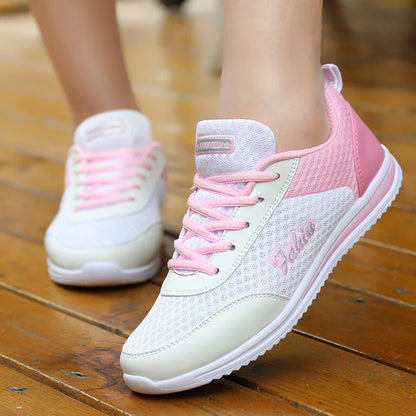 Women's Sneakers 2025 New Fashion Flat Women's Shoes Vulcanized Casual Sneaker Woman Lace Up Women Sneakers Tenis Feminino