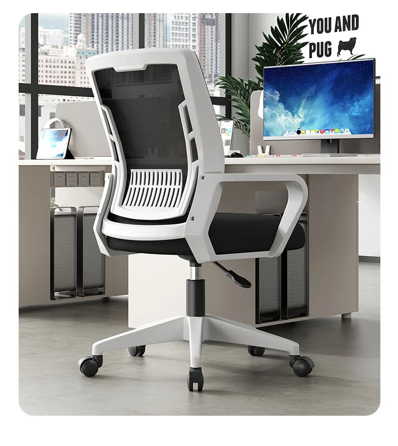 Ergonomiczny fotel do home office – oparcie: podnoszone, obrotowe, podparcie lędźwi, zagłówek, fotel gamingowy