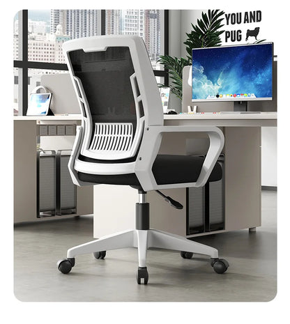 Ergonomiczny fotel do home office – oparcie: podnoszone, obrotowe, podparcie lędźwi, zagłówek, fotel gamingowy
