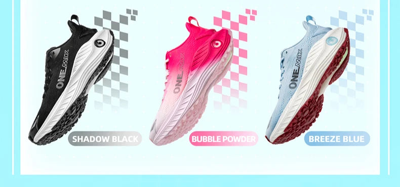 O-Resilio løbesko til mænd med støddæmpning og stabilitet, lette udendørs sports- og fritidssneakers i mesh med snørebånd til fitness og jogging