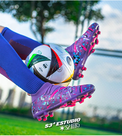 Professionele voetbalschoenen voor heren, ademend mesh, antislip voetbalschoenen, snelle sneakers, modieuze voetbalschoenen voor kunstgras voor heren