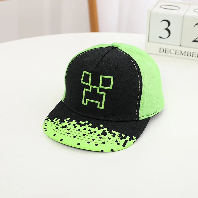 Cyberpunk-spil Totem of Undying Hat Cosplay Unisex Pixel Block Baseballkasket Solhat Udendørs tilbehør