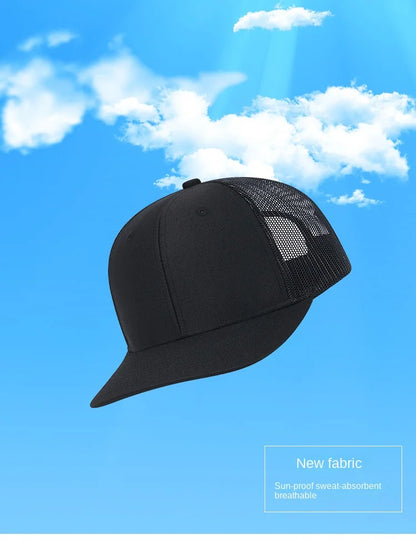 Czapki z daszkiem typu „trucker” w 38 kolorach, na świeżym powietrzu, z zatrzaskiem, czapki typu „dad hat”, hip-hopowe, męskie, damskie, regulowane, dla chłopców i dziewcząt, czapki baseballowe