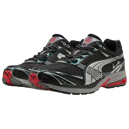 Baskets Puma Homura OG+ noires, modèle plat, couleur gris moyen, 409125-03.