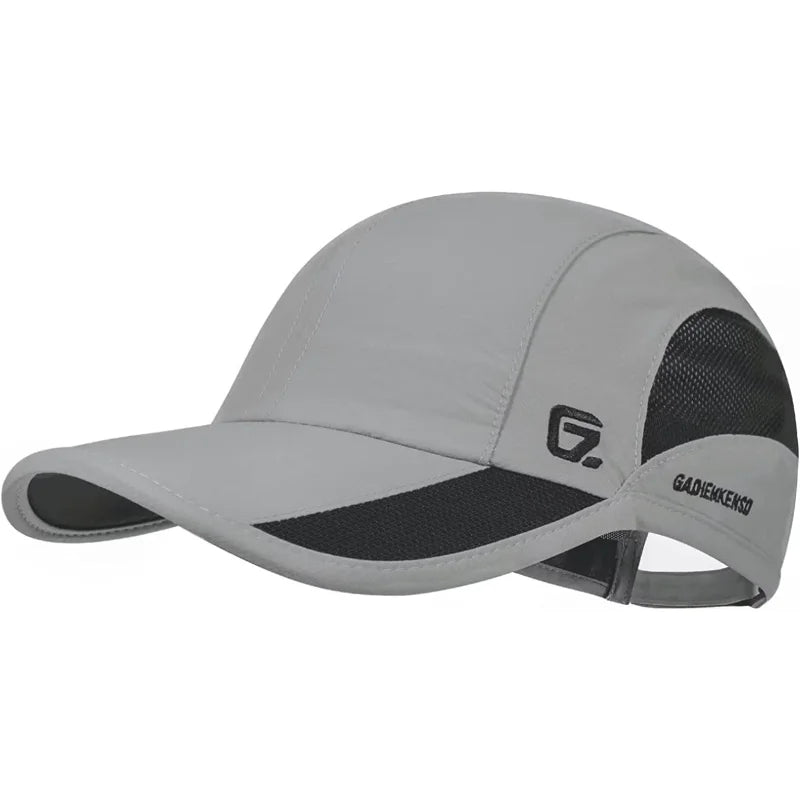 【GADIEMKENSD】 Unstructured Quick Dry Sports Cap Summer Sun Hat for Unisex UV Protection  Baseball Caps M37