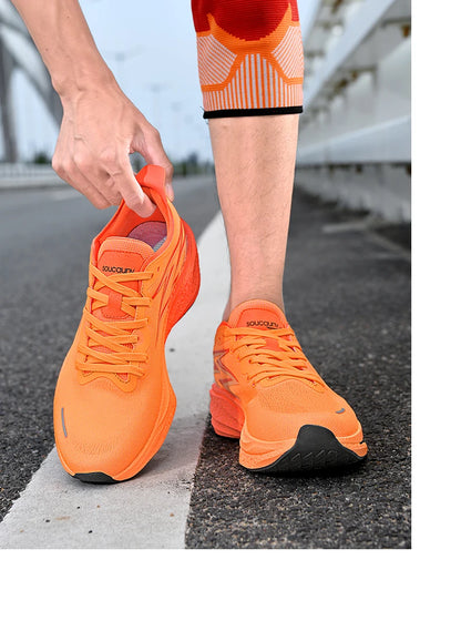 NEUE Laufschuhe mit Carbonplatte für Marathon, Herren, sportlich, atmungsaktiv, leicht, Damen, bequeme rutschfeste Sportsneaker, Casual