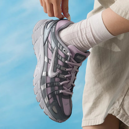 Nikes neue, langlebige, abriebfeste, dämpfende und rückfedernde P-6000 Serie für den Alltag – komfortable und leichte Low-Top-Sportlaufschuhe Hv5064-500