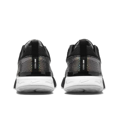 POIZON Nike React Infinity Run Flyknit 3 Premium 'Black Zebra Iridescent' Women's