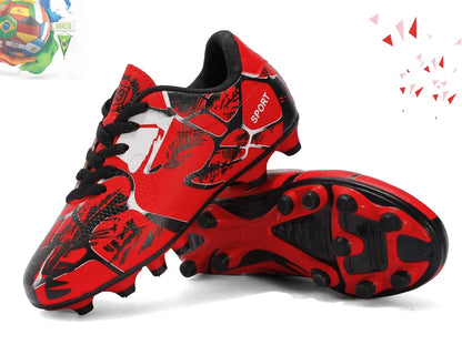 Chaussures de football pour hommes et enfants, crampons, ultra-légères, antidérapantes, pour terrain gazonné, chaussures de football professionnelles pour adultes, chaussures d'entraînement pour garçons, livraison direc