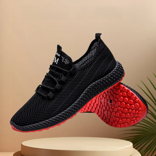New Men's Casual Sports Shoes Outdoor Thick Bottom Versatile Summer Workwear Trendy Shoes Anti-Slip Wear-Resistant Rubber Sole