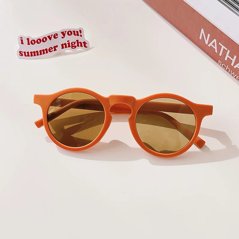 2026 Kids Personality Classic Outdoor Sun Protection Sunglasses Boys Girls Colors Protect Eyes Baby UV400 Sunglasses Children