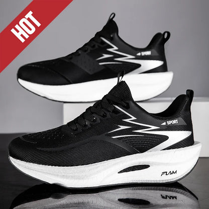 NEUE Laufschuhe mit Carbonplatte für Marathon, Herren, sportlich, atmungsaktiv, leicht, Damen, bequeme rutschfeste Sportsneaker, Casual