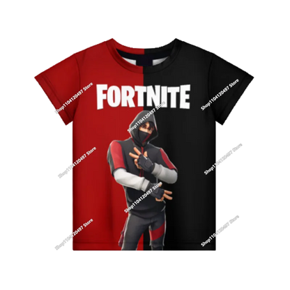 Children's Clothing Autumn Pullover T-shirt Hoodie New Fortnite Kids' Casual Wear Comfortable Streetwear