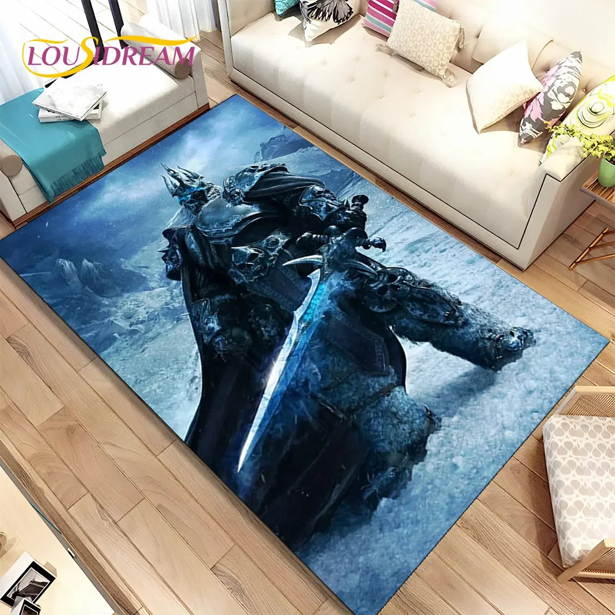 World of Warcraft,WOW ,Game Gamer Area Rug,Carpet Rug for Living Room Bedroom Sofa Doormat Decoration, Kid Non-slip Floor Mat 3D