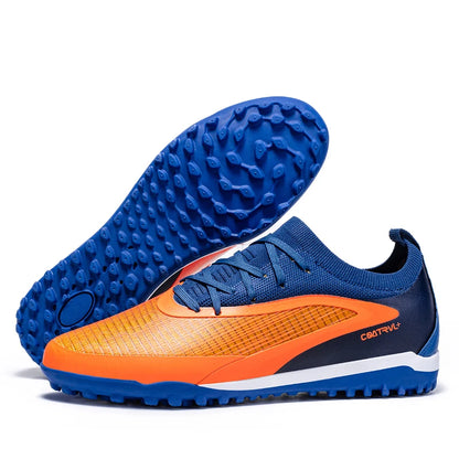 Bottes de Football professionnelles antidérapantes, baskets de sport sur le terrain, TF/FG, chaussures d'entraînement ultralégères, crampons de Football
