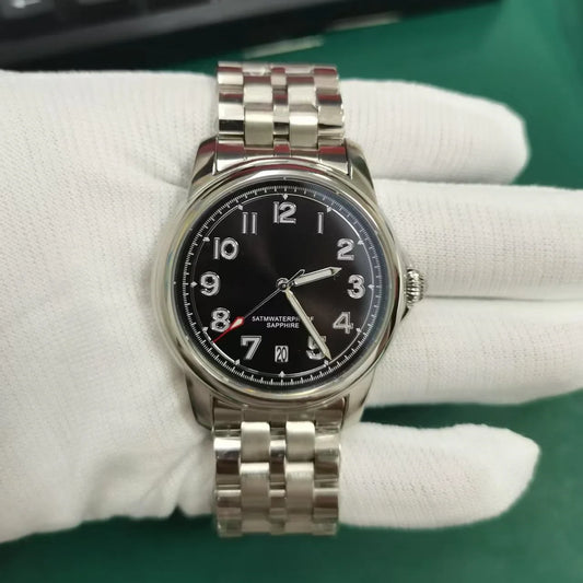 Sapphire Crystal Stainless Steel Men Watch Japan miyota movement waterproof luxury business sport Men's Analog Wristwatch