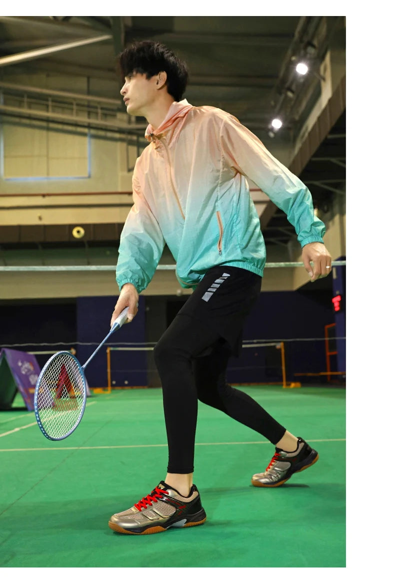 2025 Neue professionelle Badmintonschuhe, Sneaker für Herren, Tennisschuhe, atmungsaktiv, rutschfest, Volleyball-Sportschuhe für Männer und Frauen