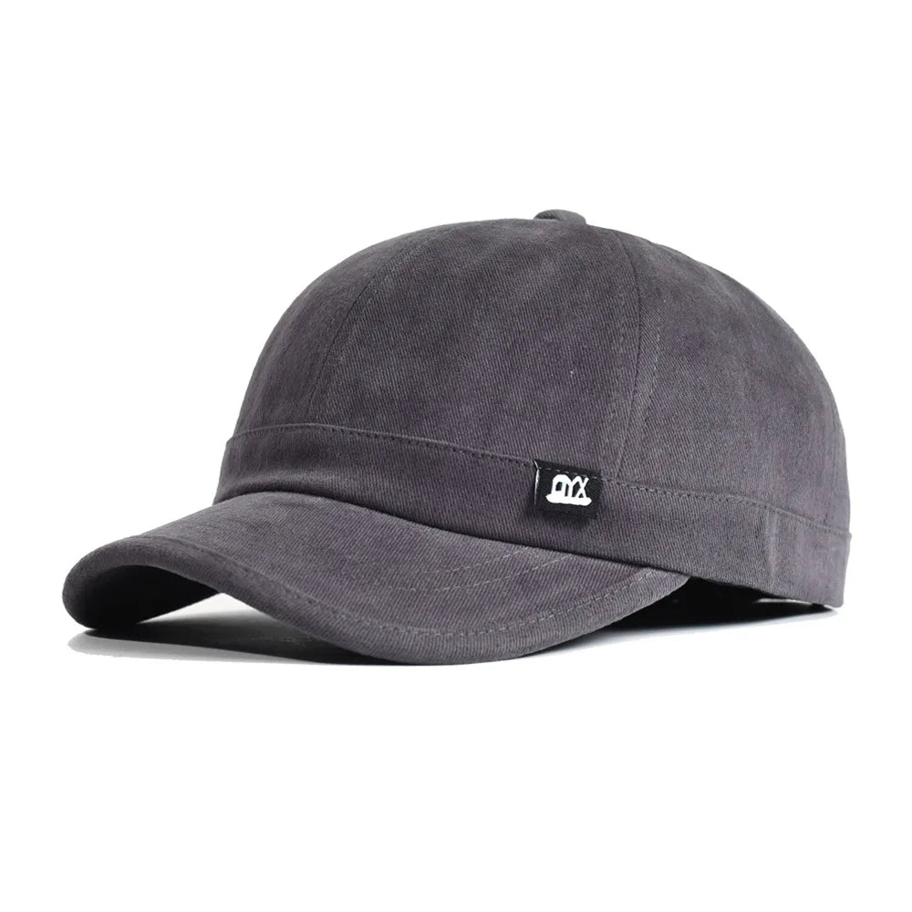 Gorra de béisbol vintage de ala corta, de algodón, para hombre y mujer, gorra «dad hat» suave, ajustable, estilo «trucker», de perfil bajo