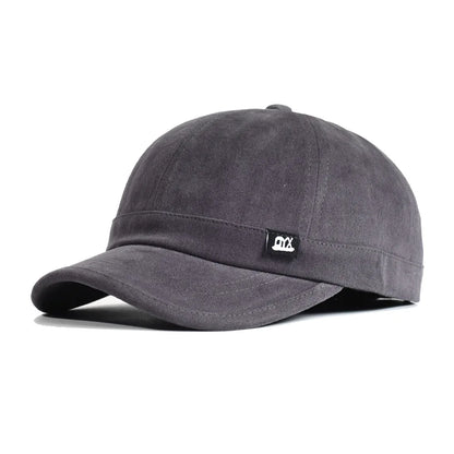 Gorra de béisbol vintage de ala corta, de algodón, para hombre y mujer, gorra «dad hat» suave, ajustable, estilo «trucker», de perfil bajo