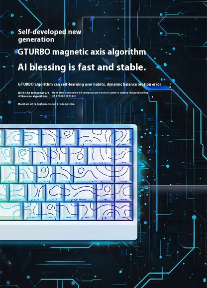 IROK Carotmas Mercury68 Max mars68 pro Mercury 68 Gaming Magnetic Mechanical Keyboard Rapid Trigge 0.001 8K Wired Gamer Keyboard