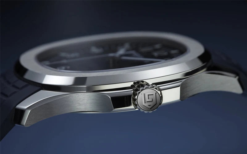 DIDUN Sport Men Automatic Mechanical Watches Sapphire Stainless Steel 10Bar Waterproof Clock