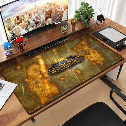 World Of Warcraft 90x40 Large Gaming Mouse Pad Game Desk Play Pad for Csgo Natural Rubber Mat Grande Gamer Xxl Computer Mousepad